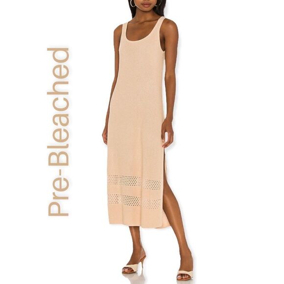 Seafolly Terrain Knit Midi Dress in Sands Small - Picture 9 of 9